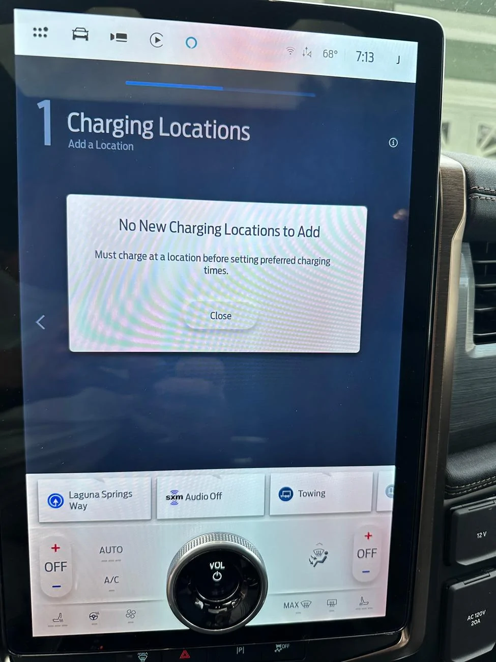 Ford F-150 Lightning First Post: Cannot Set Charging Location at Home image_67201025