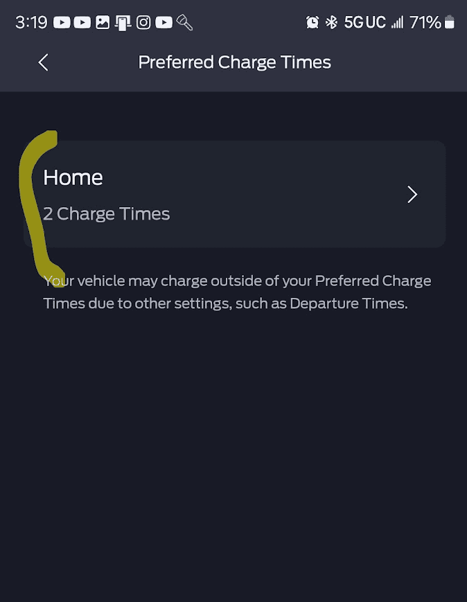 Ford F-150 Lightning First Post: Cannot Set Charging Location at Home 1721071238858-7
