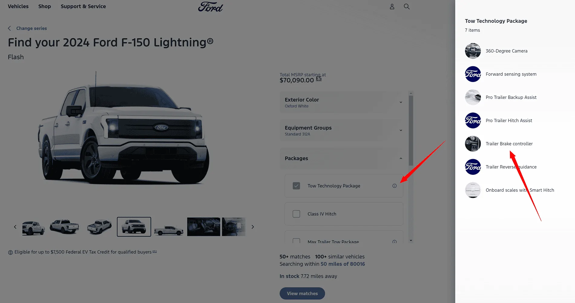 Ford F-150 Lightning Trailer brake control 1723427009007-7