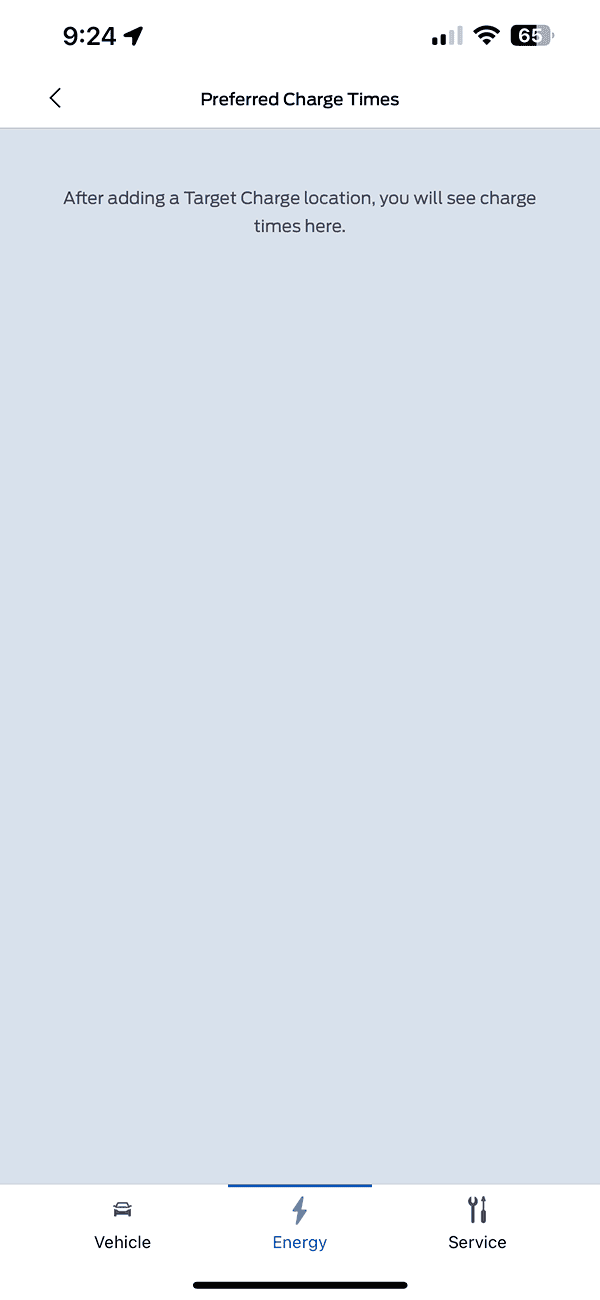 Ford F-150 Lightning 2024's Lightnings cannot set charge location time etc FIX 24B48 IMG_0336