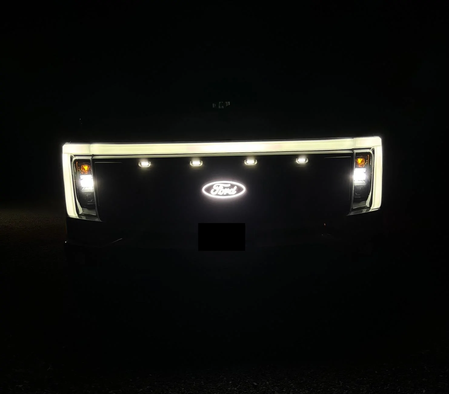 Ford F-150 Lightning Raptor Grille with Lighted Emblem and On/Off Switch IMG_7130