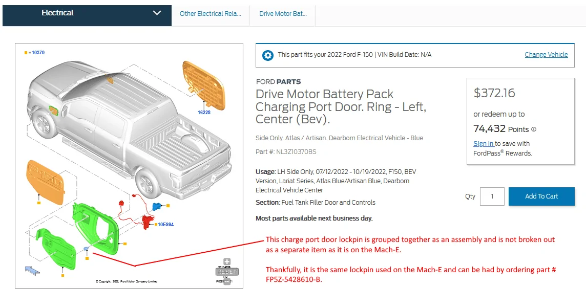 Ford F-150 Lightning Charge Port Door Lockpin Replacement Lightning_Charge_Port_Lockpin