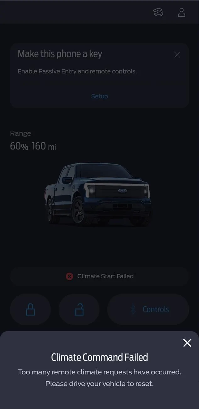 Ford F-150 Lightning Issues with the Fordpass App Screenshot_20240902_141014_FordPass