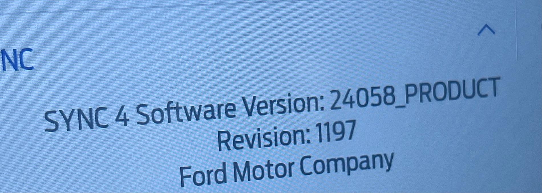 Ford F-150 Lightning SYNC 24.2.0.10 Priority Update - Center Display Enhancements IMG_0491