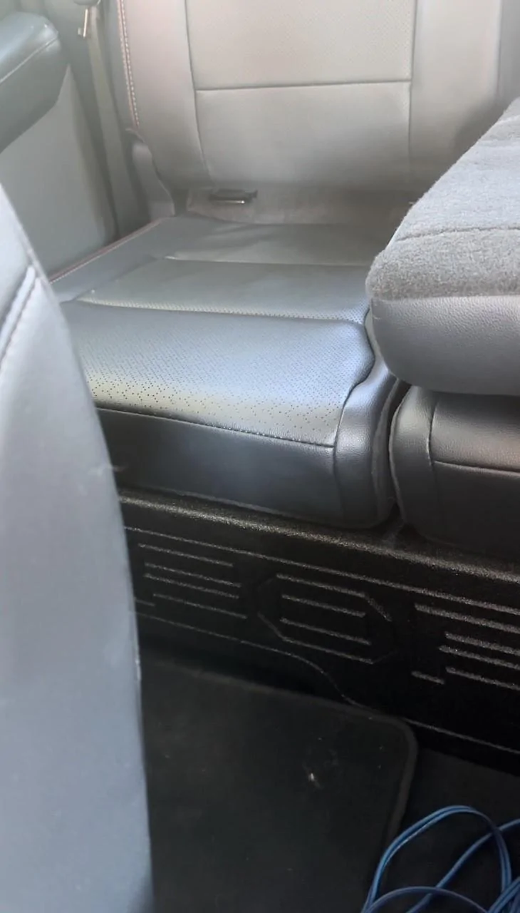 Ford F-150 Lightning Aftermarket sub and amp 2
