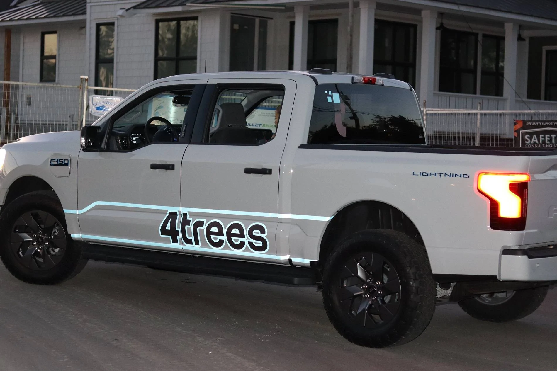 Ford F-150 Lightning 2024 F-150 Lightning XLT on Toyo Open Country A/T 3 tires + electric blue accents IMG_6528
