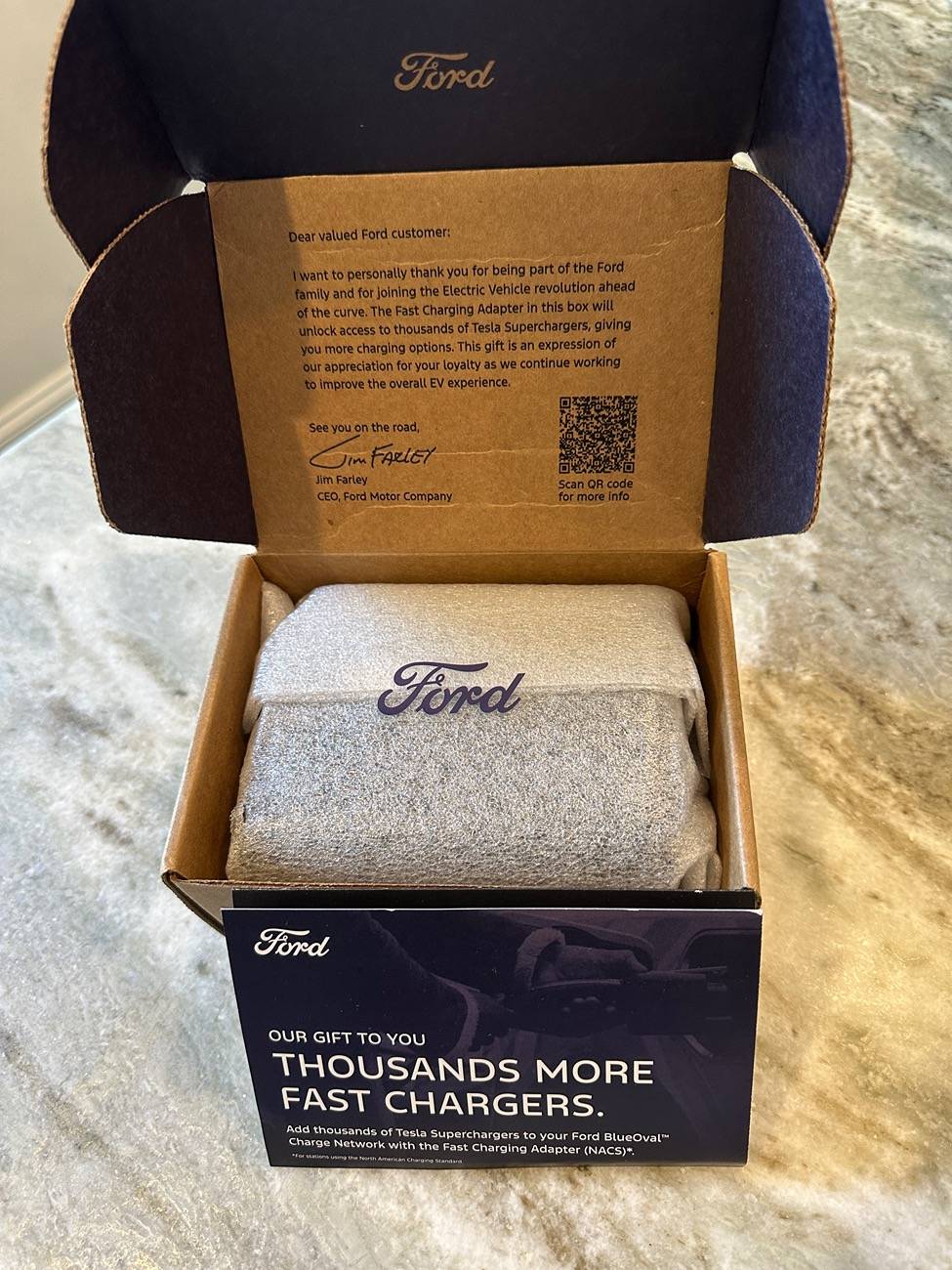 Ford F-150 Lightning Ford Resumes Shipping Fast Charging Adapters (Sept. 2024 batch) IMG_4423