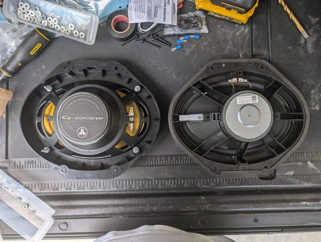 Ford F-150 Lightning Audio Upgrade For Stock 6-Speaker Sound System - My Solution fronts
