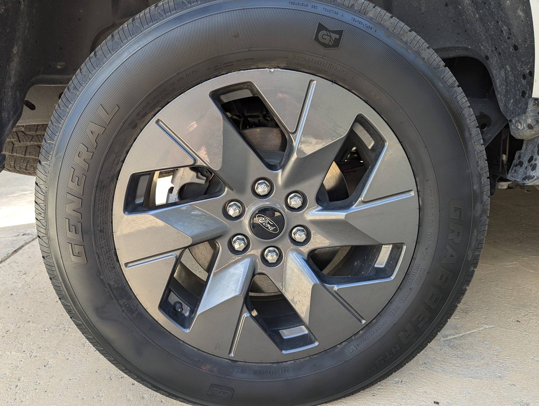 Ford F-150 Lightning SOLD - 20" Lariat Wheels/GG Tires for 18" XLT Wheels/Tires PXL_20240922_162831903