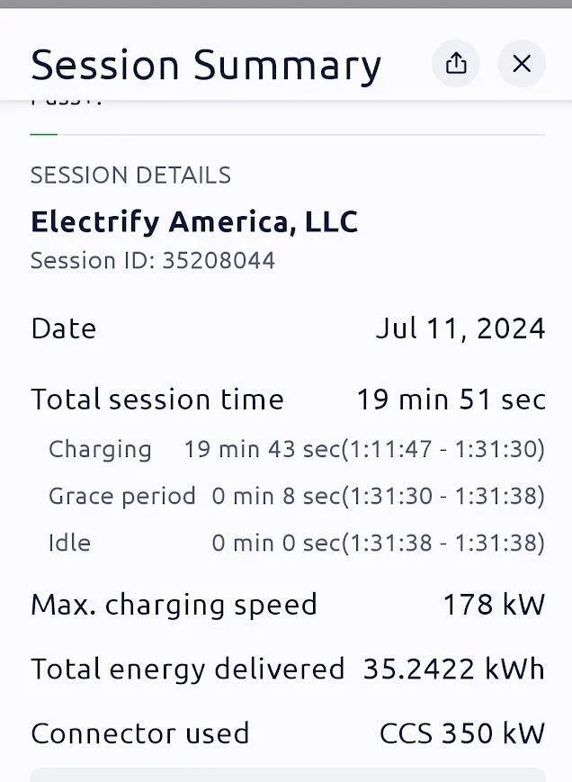 Ford F-150 Lightning 2024 DC Fast Charging Speed Limited to 120kW at EA? 1728398301192-4m