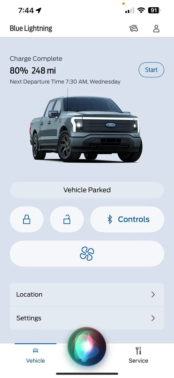 Ford F-150 Lightning Pre Departure Conditioning on App does not happen IMG_1077