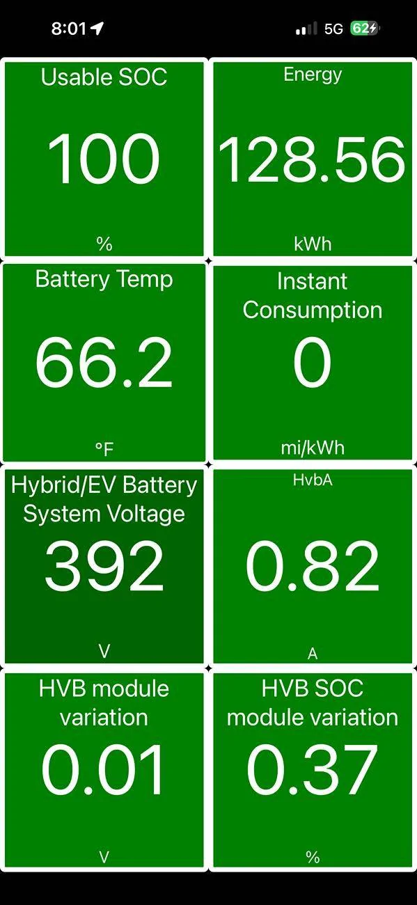 Ford F-150 Lightning Full charge but below 131 KW of usable power img_6939-jpg