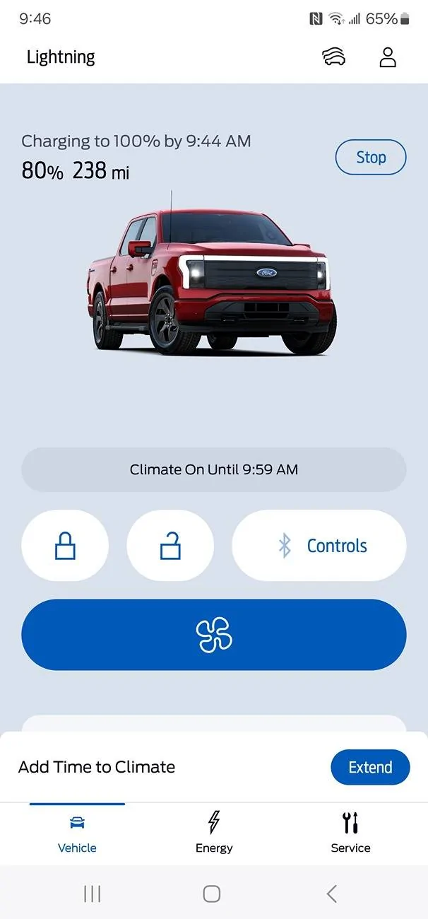Ford F-150 Lightning Remote start results in charging to 100%? Screenshot_20241016_094607_FordPass