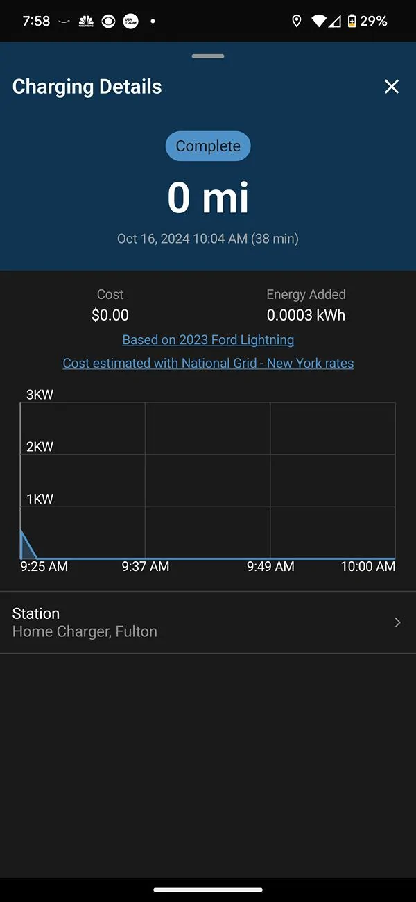 Ford F-150 Lightning Remote start results in charging to 100%? 1000002640