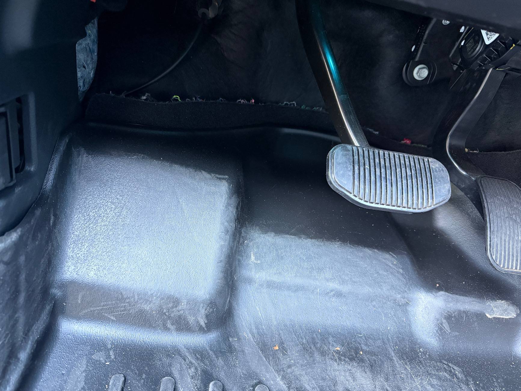 Ford F-150 Lightning Preowned pedal area IMG_0155
