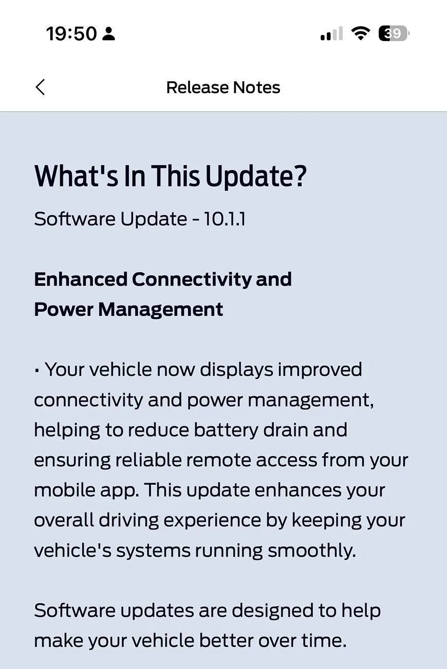 Ford F-150 Lightning OTA Software Update 10.1.1 - Enhanced Connectivity and Power Management 1729641651902-t2
