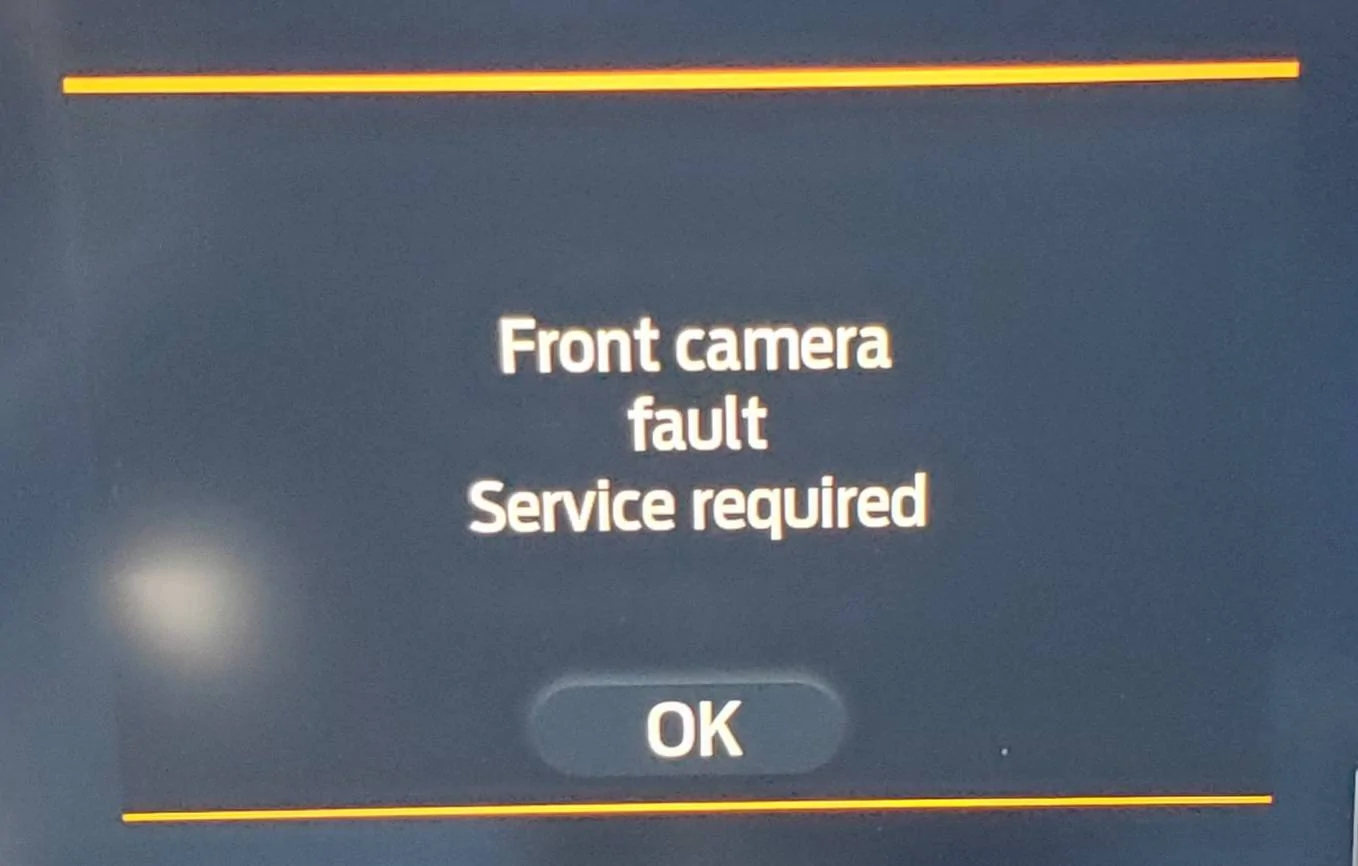 Ford F-150 Lightning Pre-collision assist error message with 2024 Flash 20241026_053219