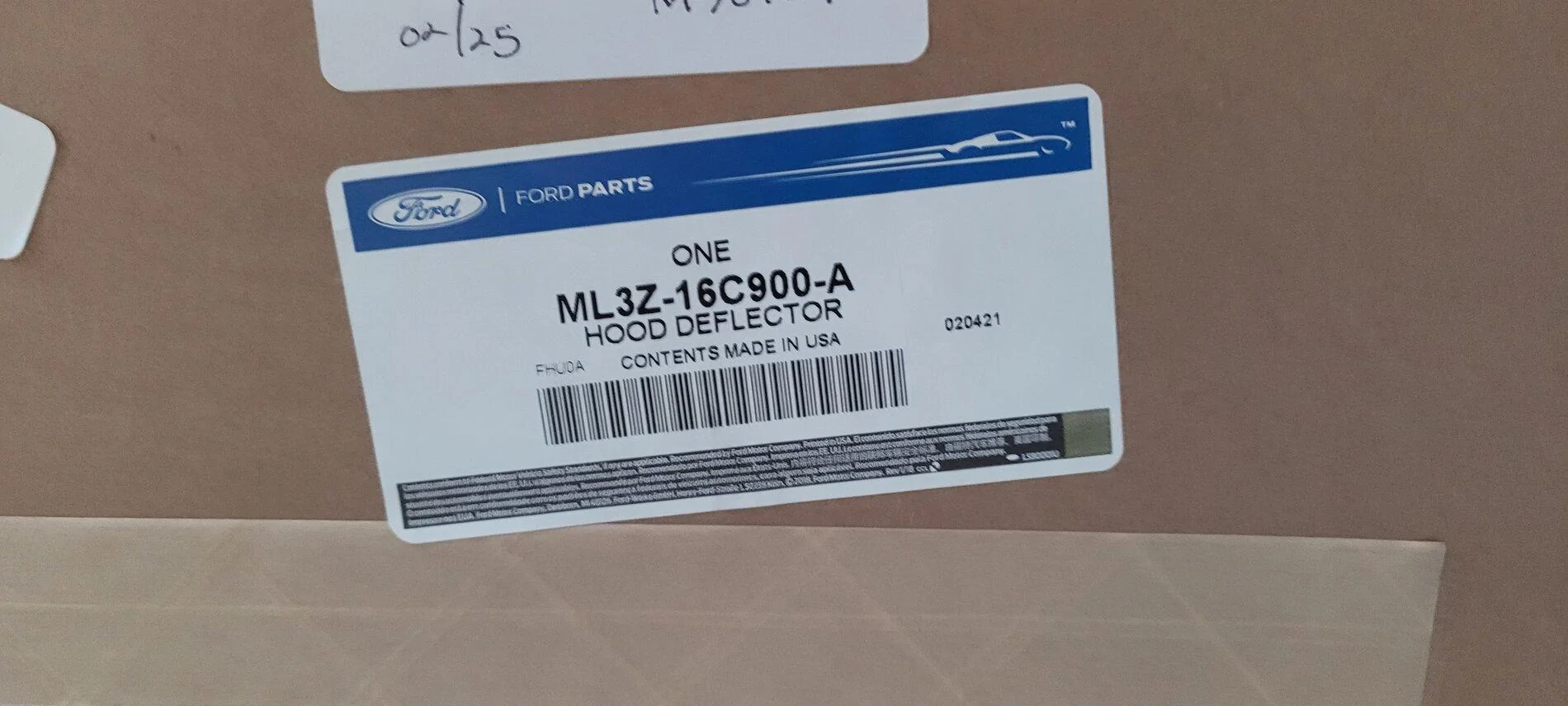 Ford F-150 Lightning Hood Deflector Installation - DIY Writeup 20210226_174002