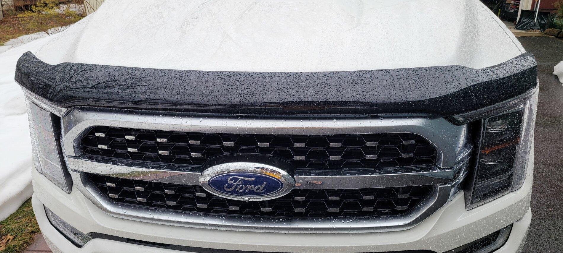Ford F-150 Lightning Hood Deflector Installation - DIY Writeup 20210227_100509