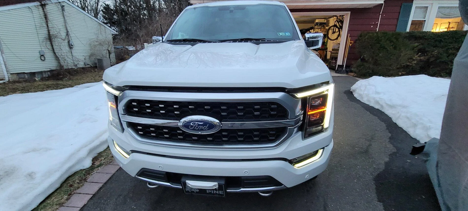 Ford F-150 Lightning Hood Deflector Installation - DIY Writeup 20210226_174852