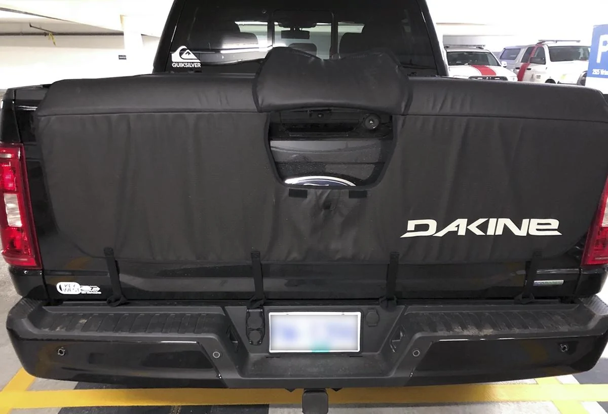 Ford F-150 Lightning New homemade bike rack for my 2021 F-150 Tailgate 1