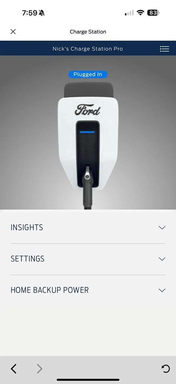 Ford F-150 Lightning Ford Pass App Charge Station Pro Amp Adjustment Setting Useless IMG_0466