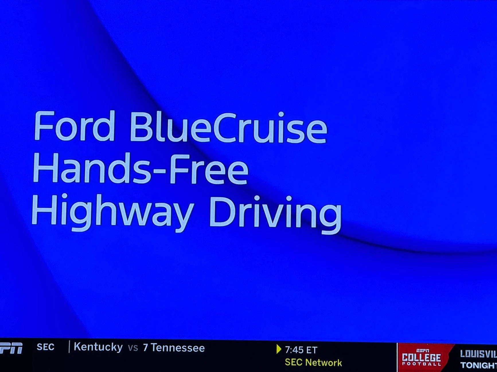 Ford F-150 Lightning Ford Blue Cruise Commercial! IMG_1142