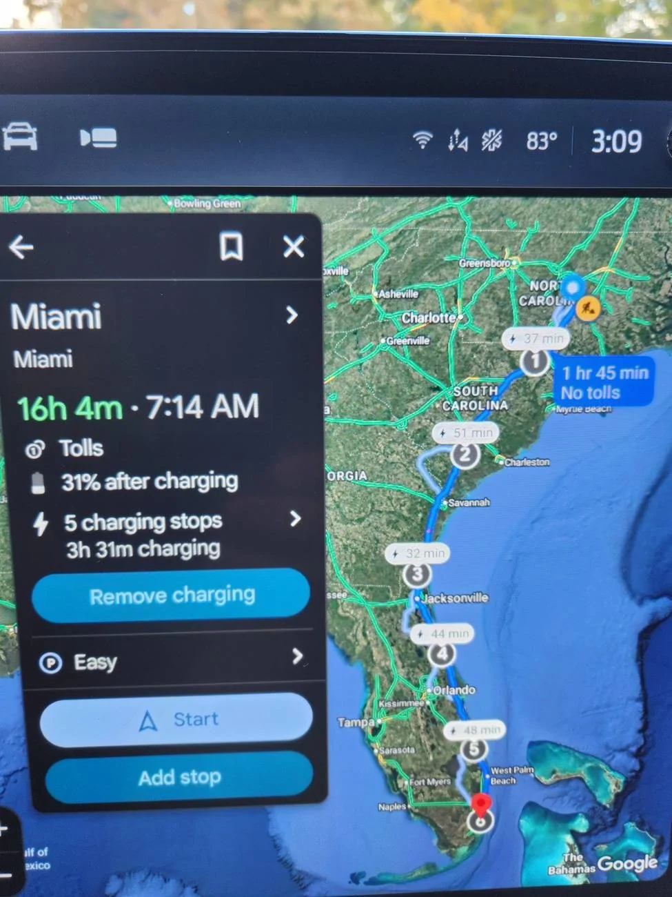 Ford F-150 Lightning Android Auto getting EV battery information integrated into Google Maps (starting w/ Lightning) 20241030_151025