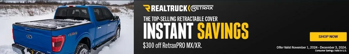 Ford F-150 Lightning Save $300 on Powered Steps | Save up to $400 Bed Covers rt-retrax