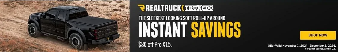 Ford F-150 Lightning Save $300 on Powered Steps | Save up to $400 Bed Covers rt-trux