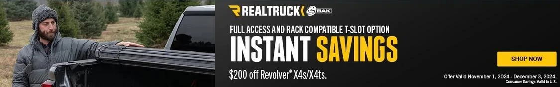 Ford F-150 Lightning Save $300 on Powered Steps | Save up to $400 Bed Covers RT-X4S