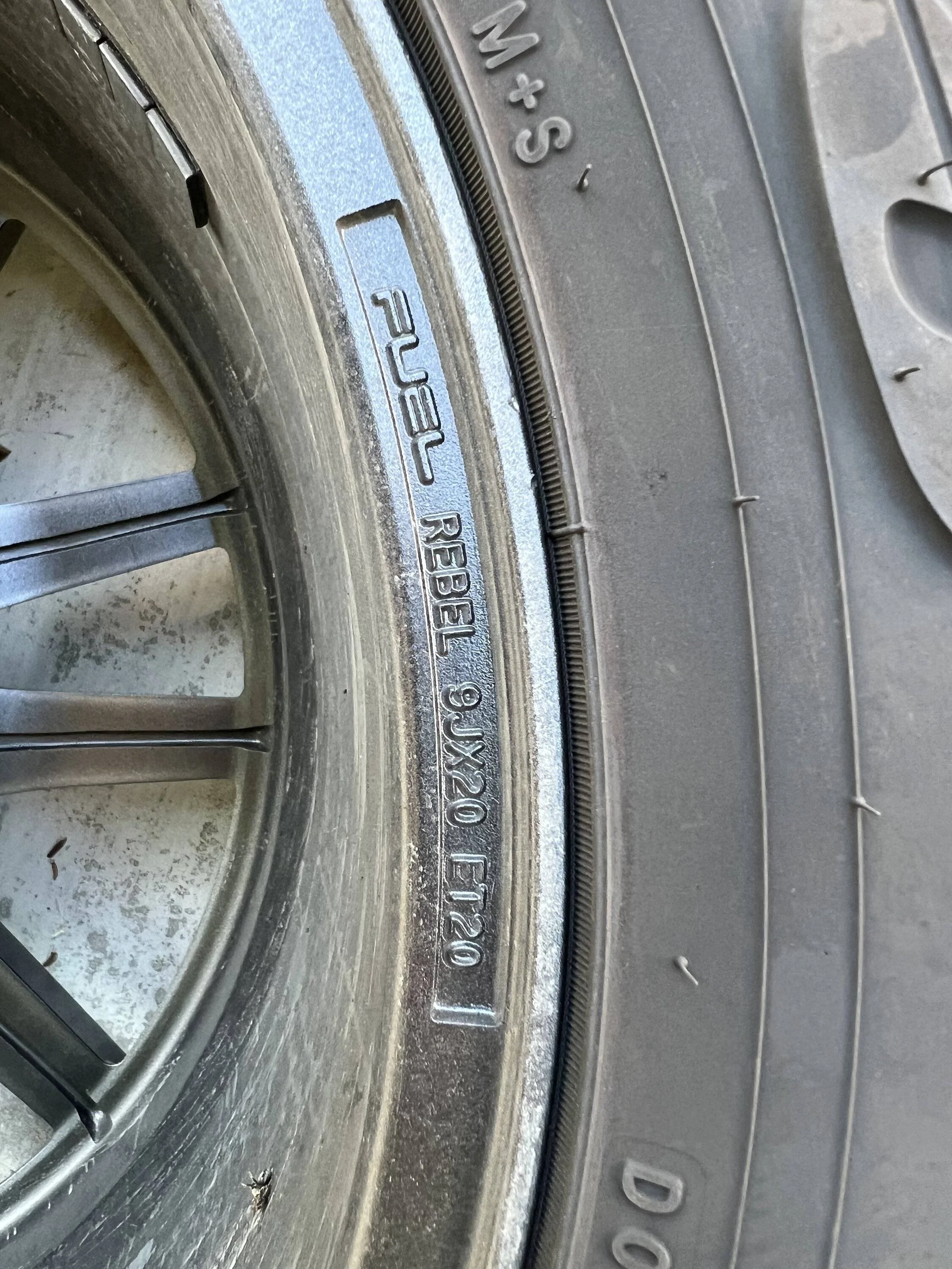 Ford F-150 Lightning 20x9 Fuel Rebels w/LT295/60R20 (34") Nitto Recon Grapplers - $2500 IMG_1997