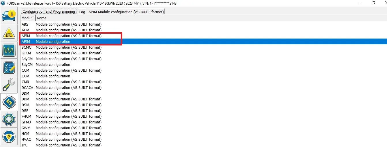Ford F-150 Lightning Control - Drive Mode Missing APIM