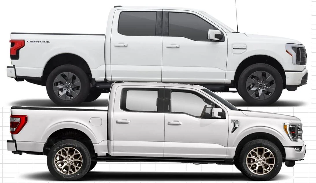 Ford F-150 Lightning Interchangeable Parts List for F-150 Lightning EV, ICE, and Hybrid Models 1731467268664-