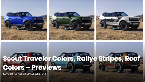 Ford F-150 Lightning Scout Traveler SUV & Terra Pickup Colors Previewed 🎨 scout-traveler-colors-previews-jpg-jpg-jpg-jpg-