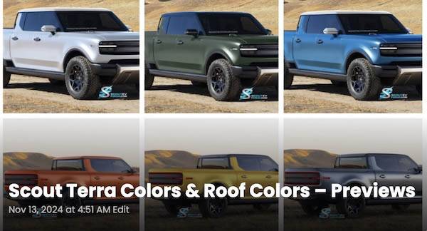 Ford F-150 Lightning Scout Traveler SUV & Terra Pickup Colors Previewed 🎨 scout-terra-colors-previews-jpg-jpg-jpg-jpg-