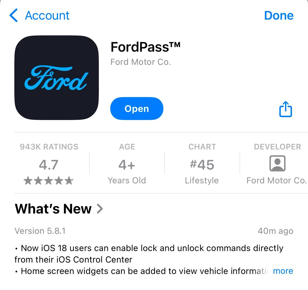 Ford F-150 Lightning FordPass 5.8.0 | 5.8.1 post-26 | 5.8.3 post-38 for iOS IMG_2508