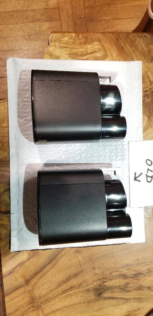 Ford F-150 Lightning Tesla NACS Adapter Recall / Replacement Notice (10/24/24) Ford new NACS replacement adapter and old NACS adapter - size comparison