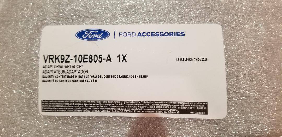 Ford F-150 Lightning Tesla NACS Adapter Recall / Replacement Notice (10/24/24) Ford new NACS replacement adapter - part number