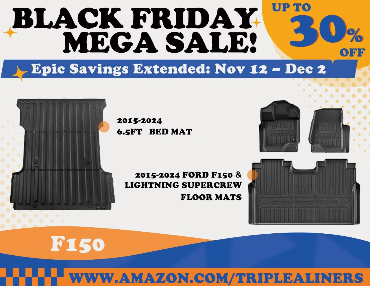 Ford F-150 Lightning 【TripleAliners】Black Friday Offer! Make Your Order Free! f3