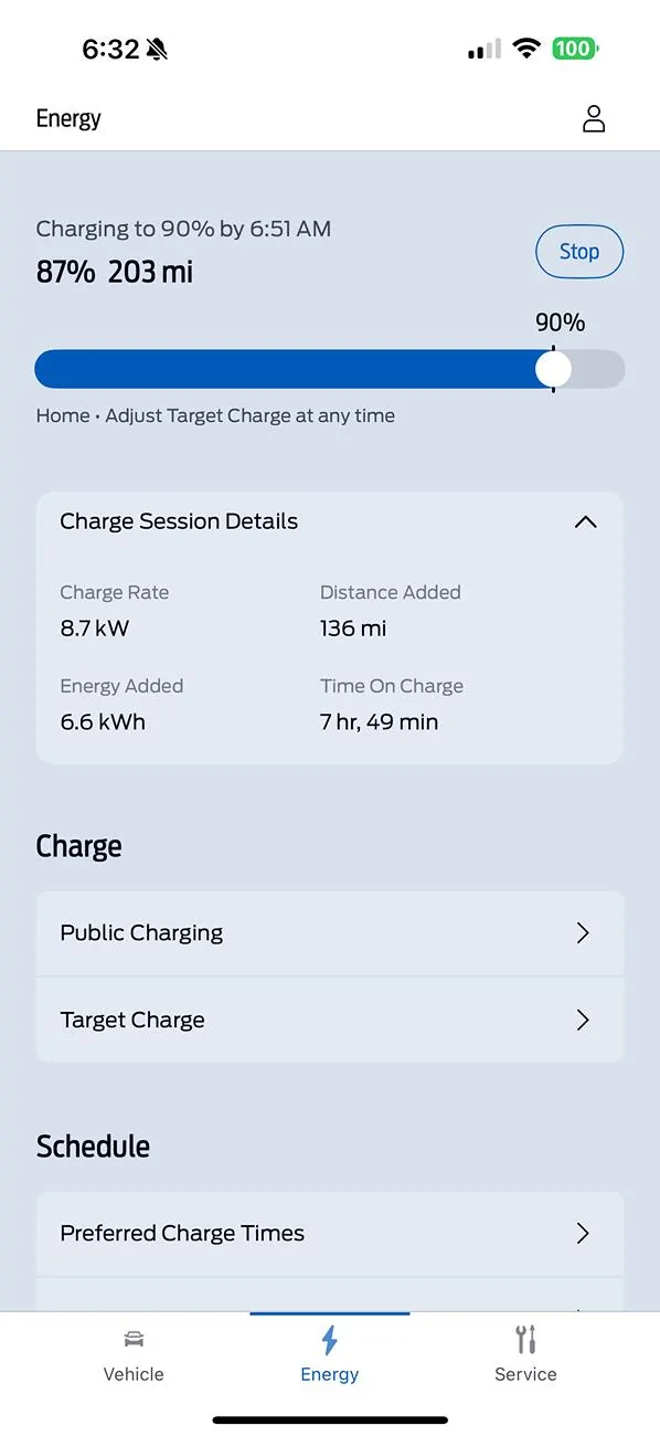 Ford F-150 Lightning FordPass app 5.9.0 released for iOS IMG_5441