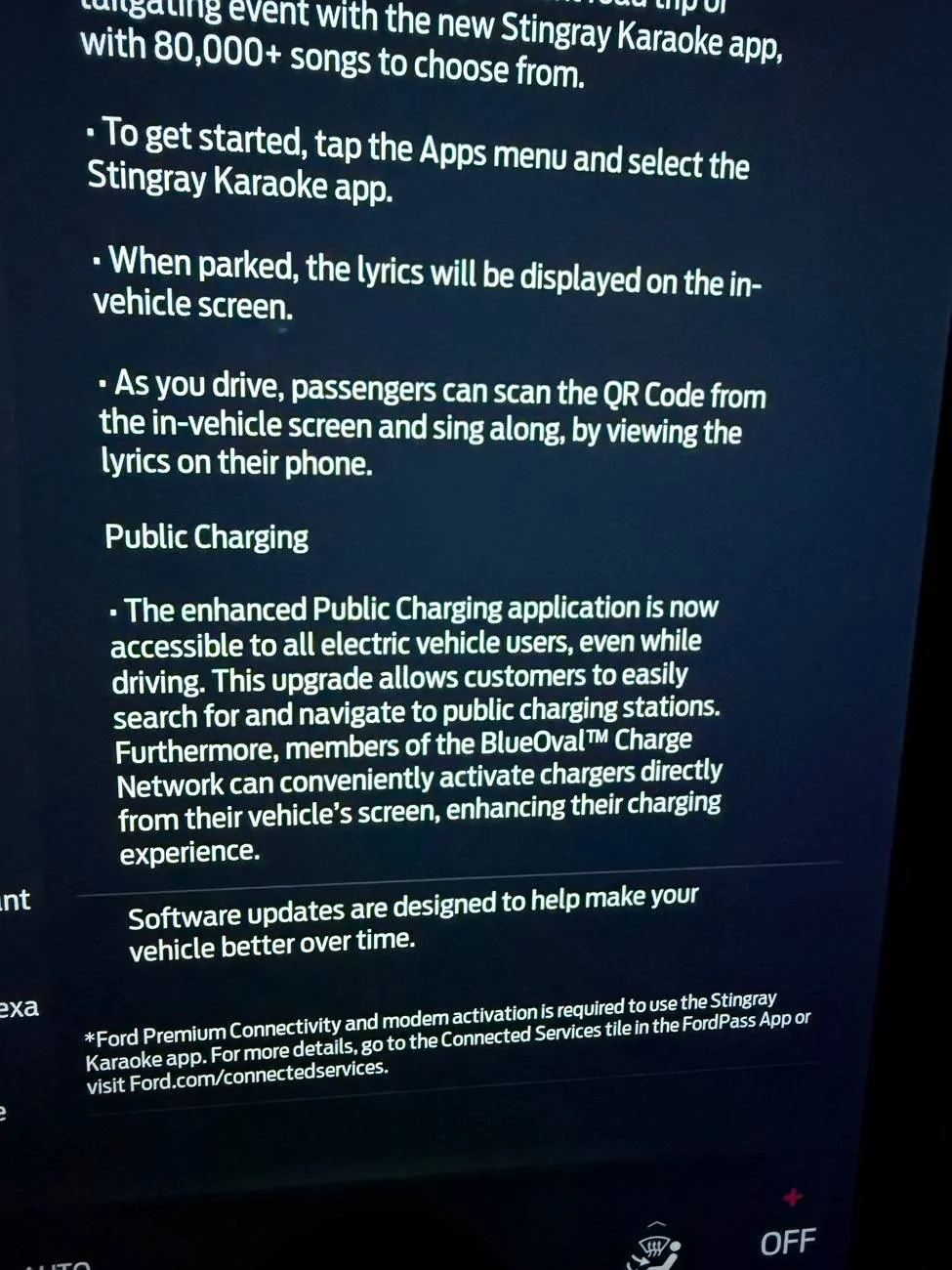 Ford F-150 Lightning OTA Software Update 10.1.1 - Enhanced Connectivity and Power Management IMG_7537