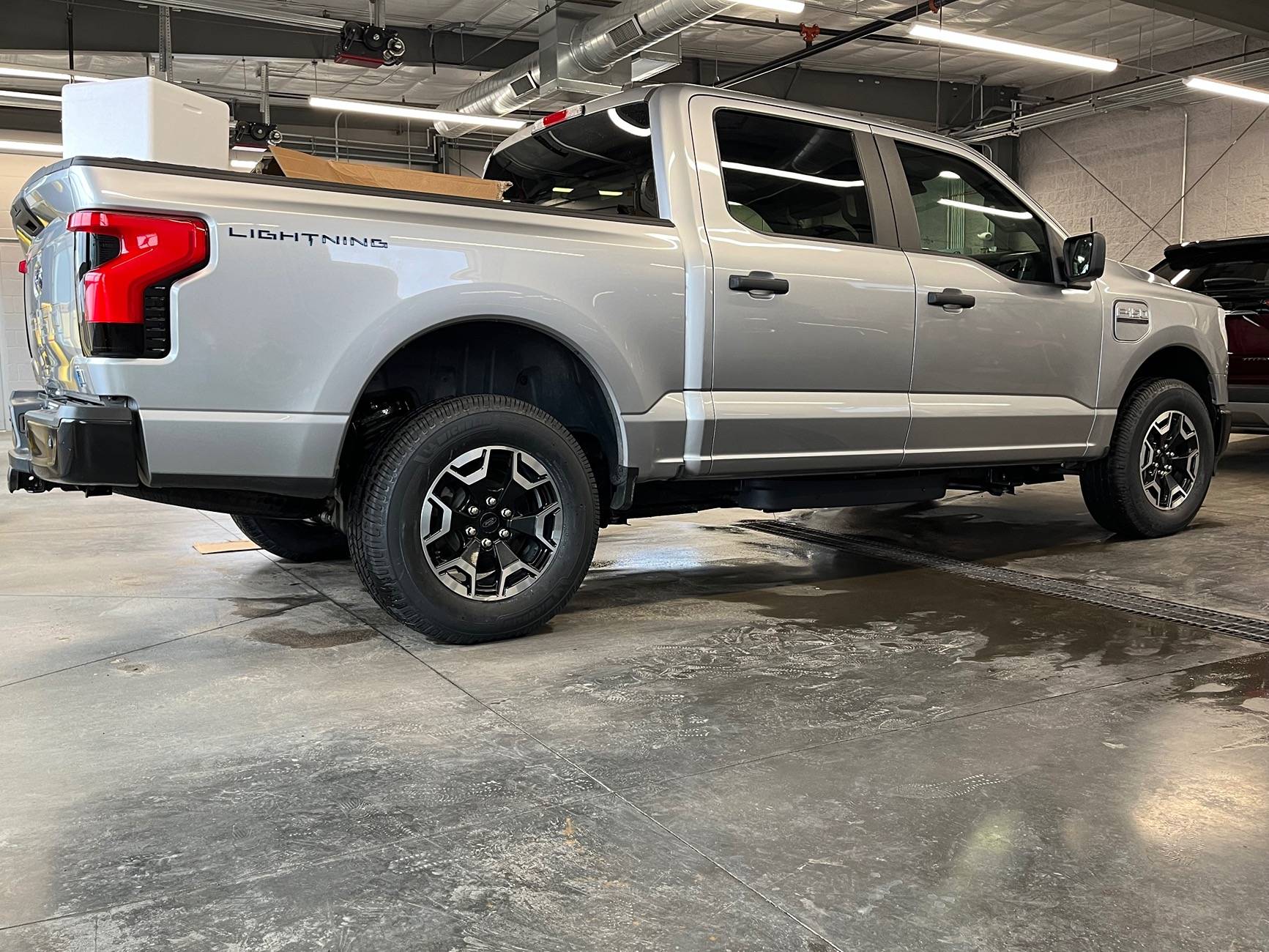 Ford F-150 Lightning 18" Michelin Defenders on 2022 Lightning Pro wheels IMG_7784