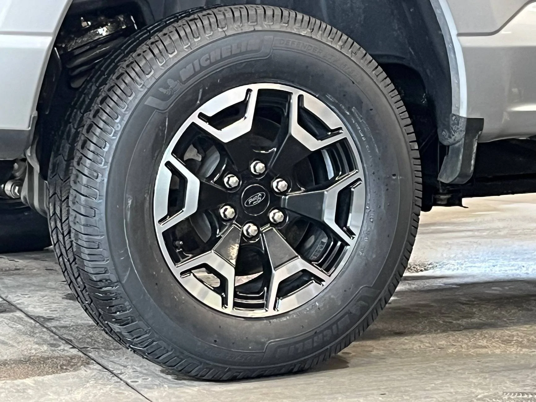 Ford F-150 Lightning 18" Michelin Defenders on 2022 Lightning Pro wheels IMG_7785