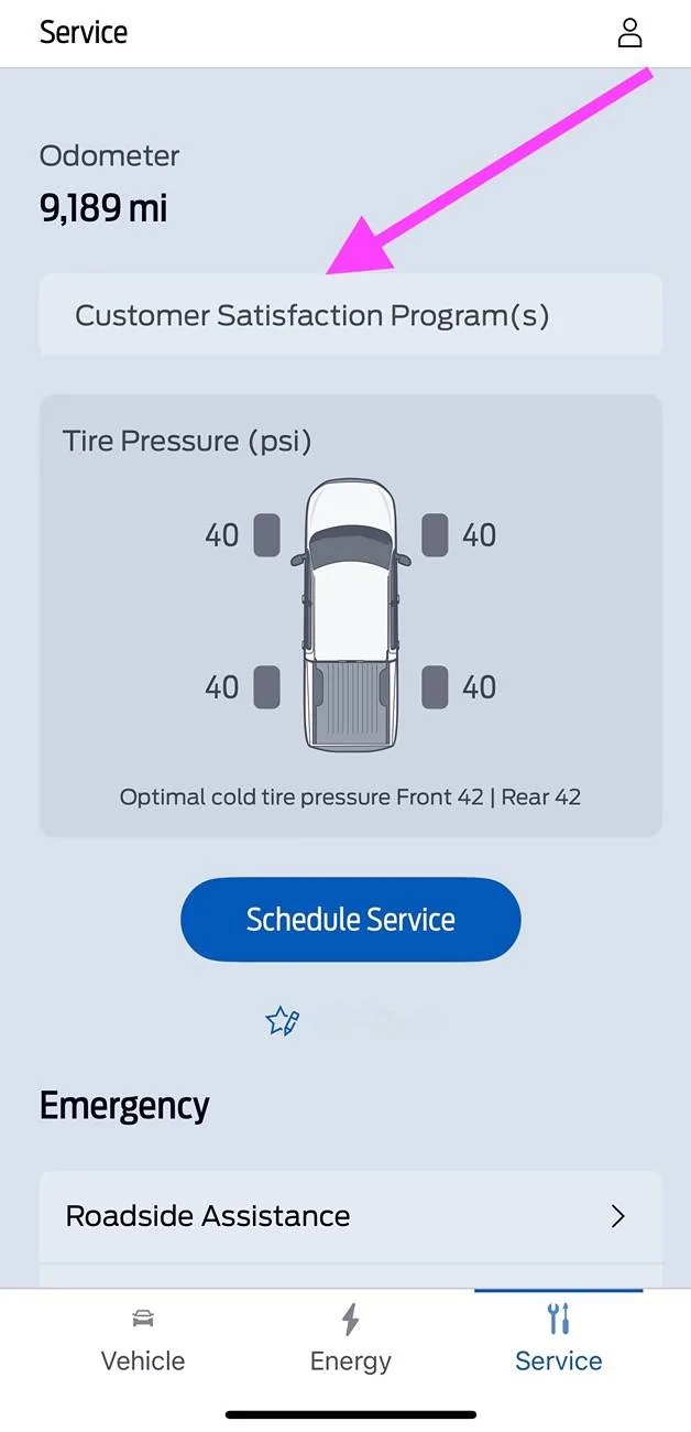 Ford F-150 Lightning Lane centering not centered IMG_3118