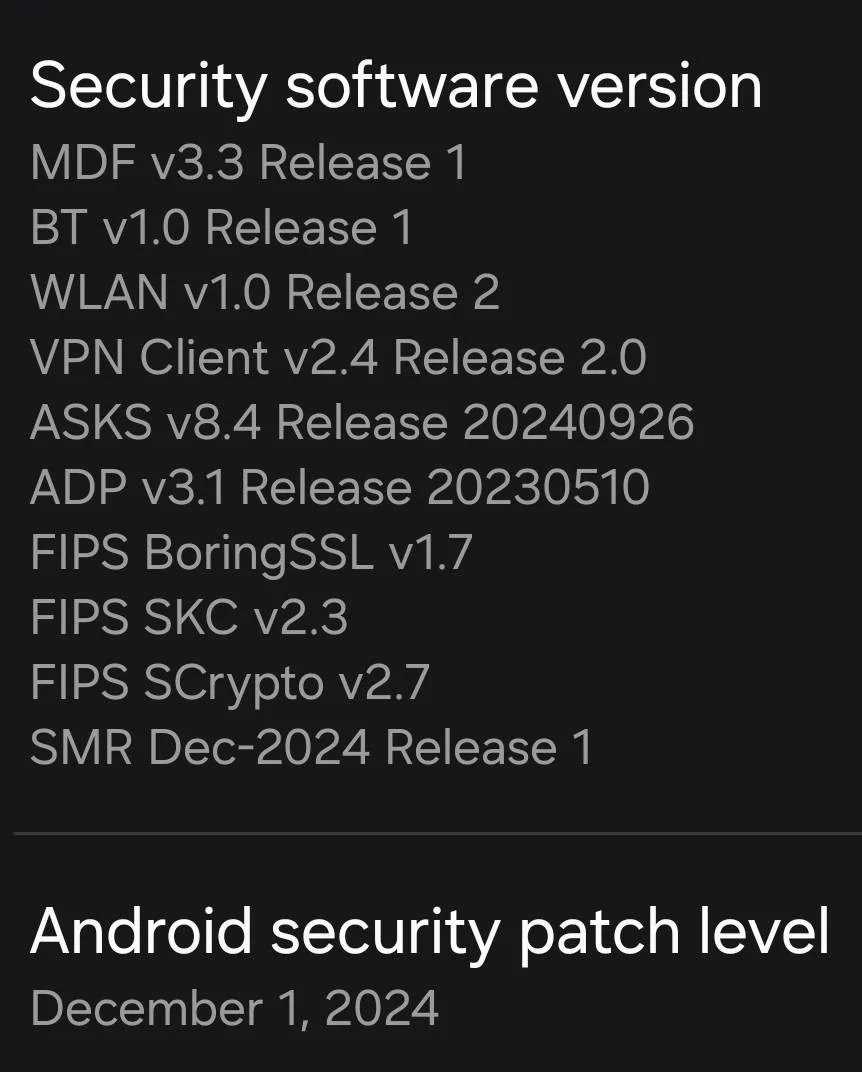 Ford F-150 Lightning URGENT: Dec Android update for Samsung breaks PaaK Screenshot_20241214_204607_Settings