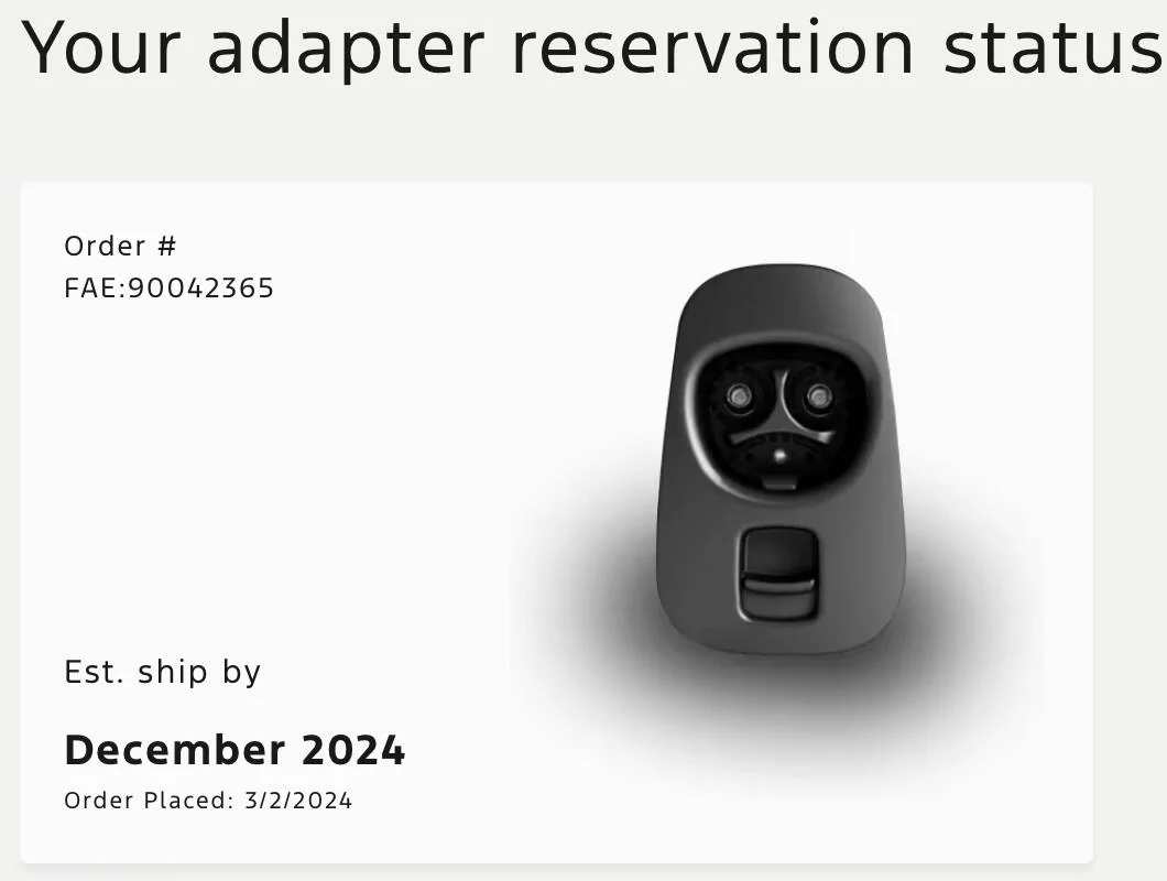 Ford F-150 Lightning ✅ Ford Resumes Shipping NACS Charging Adapters (February 2025 batch) Screenshot 2024-12-17 at 10.03.46 AM