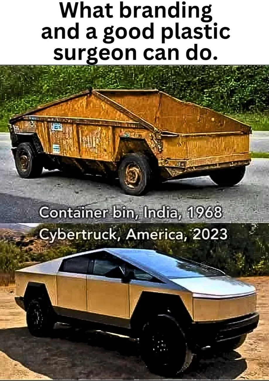 Ford F-150 Lightning cybertruck design (funny) 1734583569383-e9