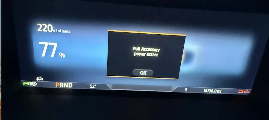 Ford F-150 Lightning "Stop safely now", 12V battery loosing charge, and rodent damage Screenshot 2024-12-19 at 2.53.09 PM