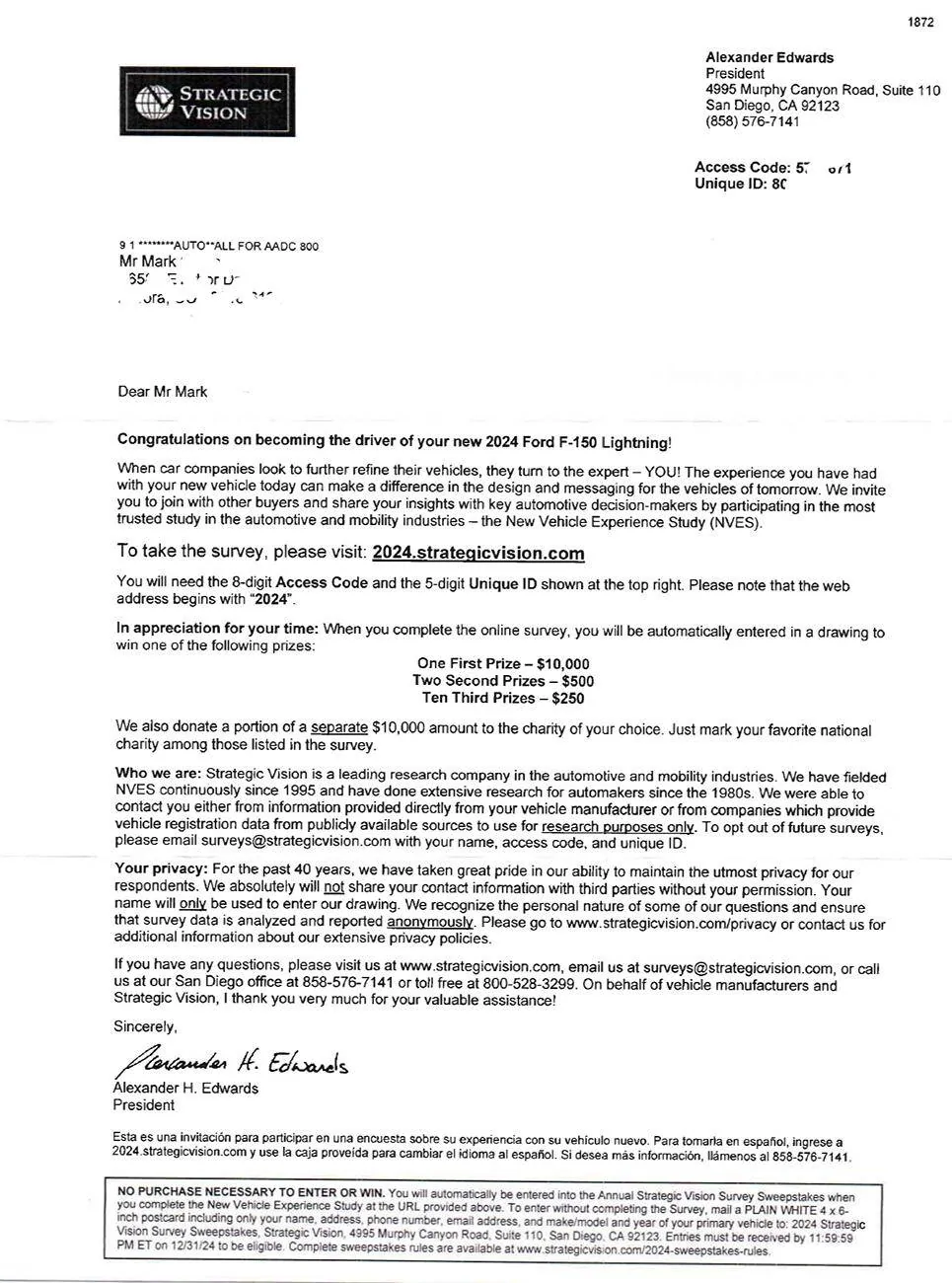 Ford F-150 Lightning Strategic Vision Survey 1735754368529-